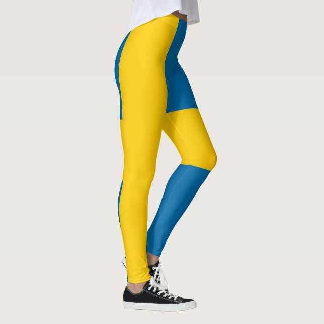 Swedish Flag (Sweden) Leggings (Right)