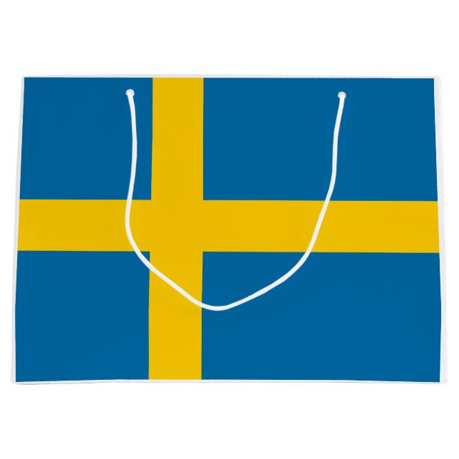 Swedish Flag (Sweden) Medium Gift Bag (Front)