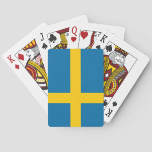 Swedish Flag (Sweden) Playing Cards