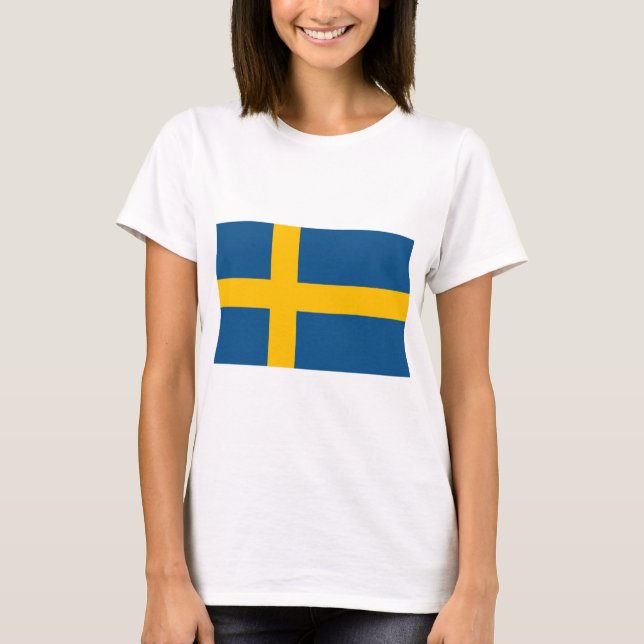Swedish Flag T-Shirt (Front)