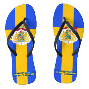 Swedish flag thongs