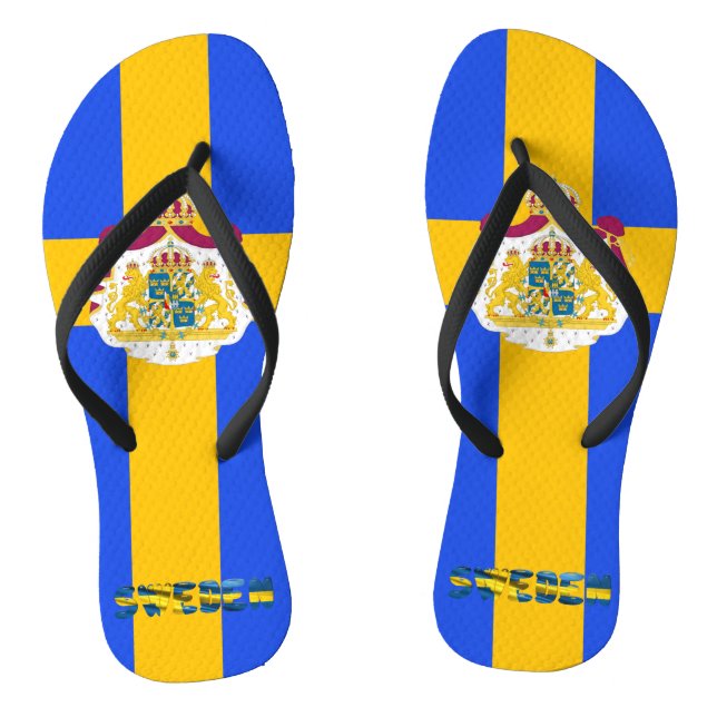Swedish flag thongs (Footbed)