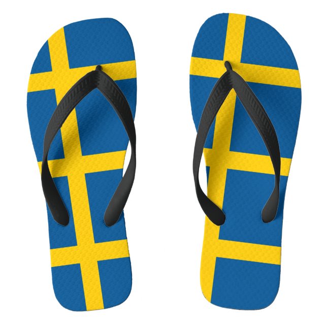 Swedish flag thongs (Footbed)