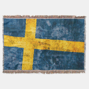 Swedish Flag Throw Blanket