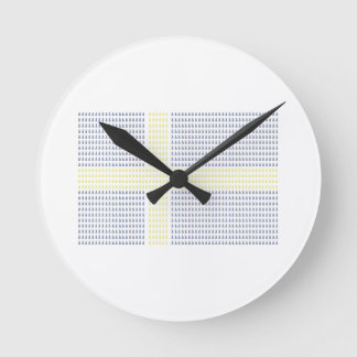 Swedish Flag w å - Clock