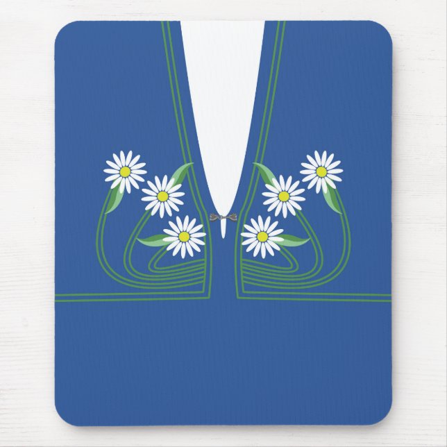 swedish folk costume mouse pad (Front)