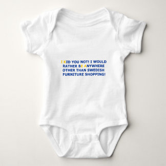 Swedish Furniture Shopping Baby Bodysuit