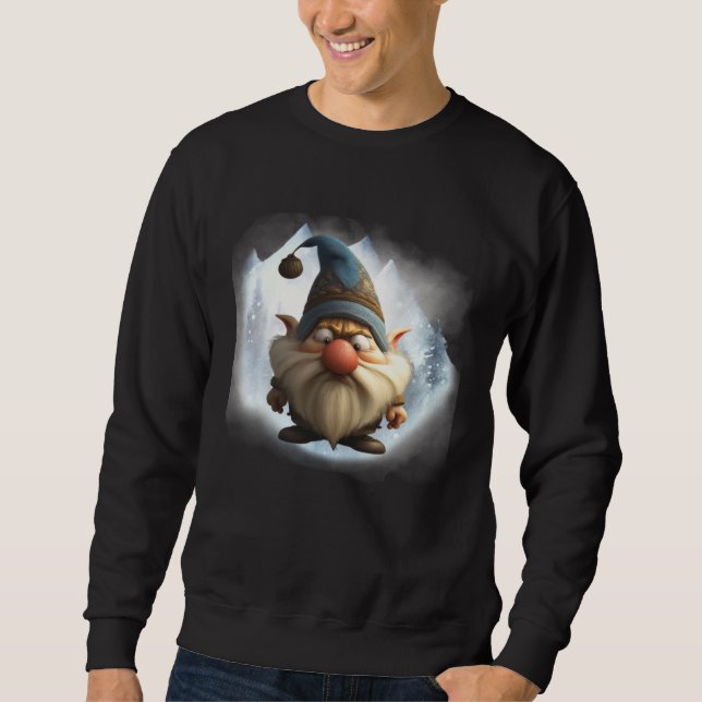 Swedish Gnome Snow Winter Gnome s Gnome Christmas  Sweatshirt (Front)