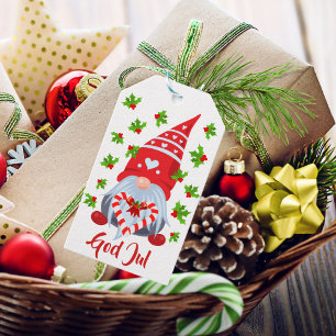 Swedish Gnome with Hearts Gift Tags