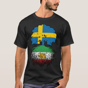Swedish Grown Iranian Roots Lion and Sun T-Shirt