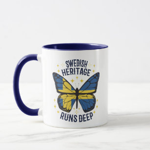 SWEDISH HERITAGE RUNS DEEP MUG