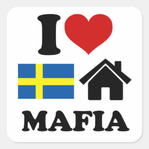 Swedish House Music Square Sticker