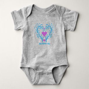 Swedish I Love You  Baby Bodysuit