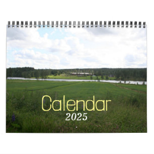 Swedish Landscape Calendar 2025