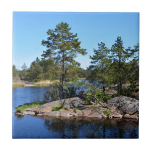 Swedish landskap ceramic tile