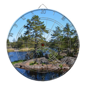 Swedish landskap dartboard
