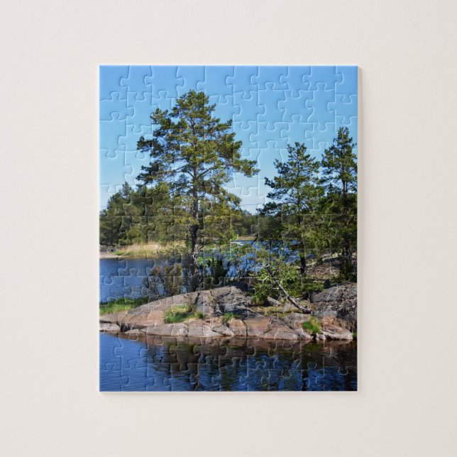 Swedish landskap jigsaw puzzle (Vertical)