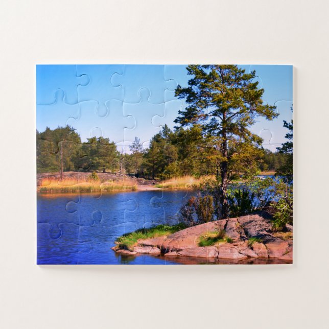 Swedish landskap jigsaw puzzle (Horizontal)
