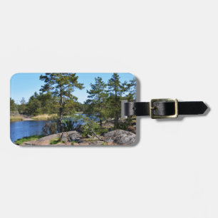 Swedish landskap luggage tag
