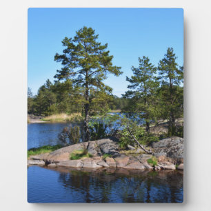 Swedish landskap plaque