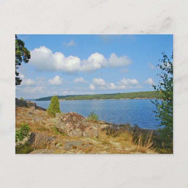 Swedish landskap postcard (Front)