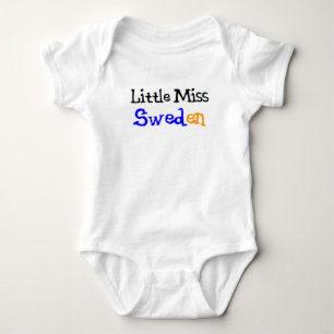 swedish little miss baby bodysuit