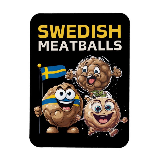 Swedish Meatballs Magnet (Vertical)