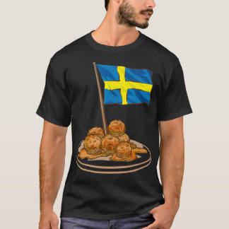 Swedish Meatballs Sweden Europe Travel T-Shirt