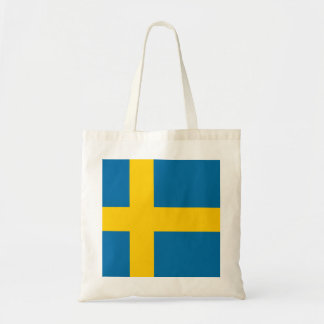 Swedish National Flag TOTE BAG