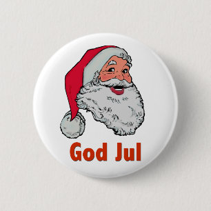 Swedish/Norwegian Santa Button