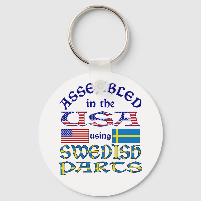 Swedish Parts Key Ring (Front)