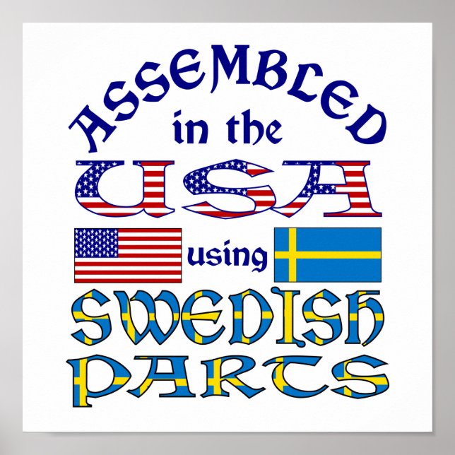 Swedish Parts Poster (Front)