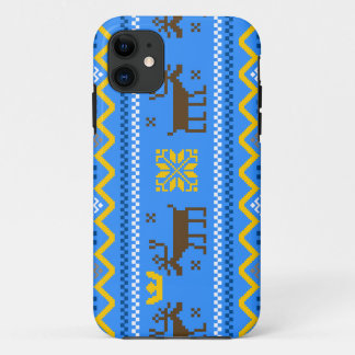 Swedish Saab Volvo Moose fair isle phone case