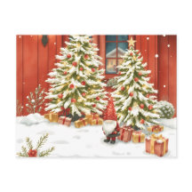 Swedish Santa. Christmas Card