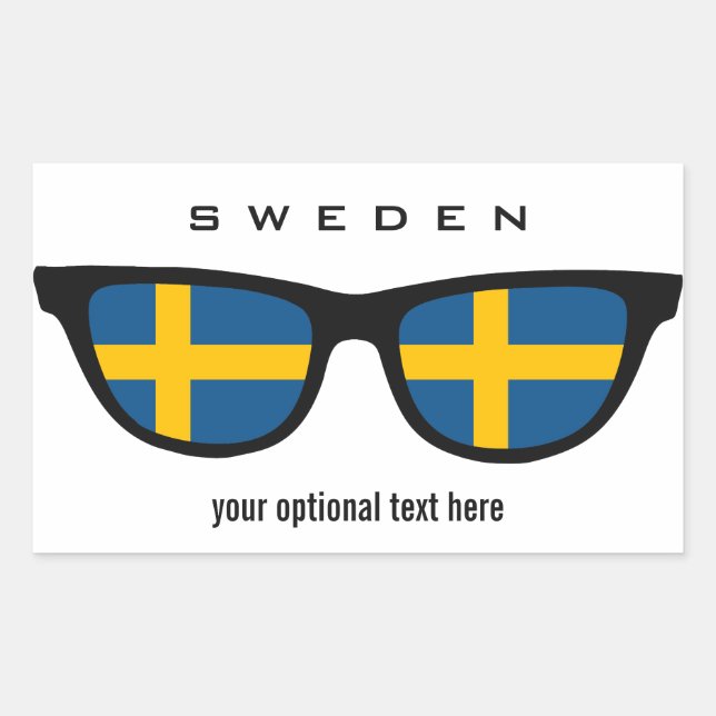 Swedish Shades custom stickers (Front)