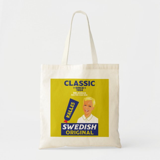 Swedish smörgåskaviar Fish Kaviar Tote Bag (Front)