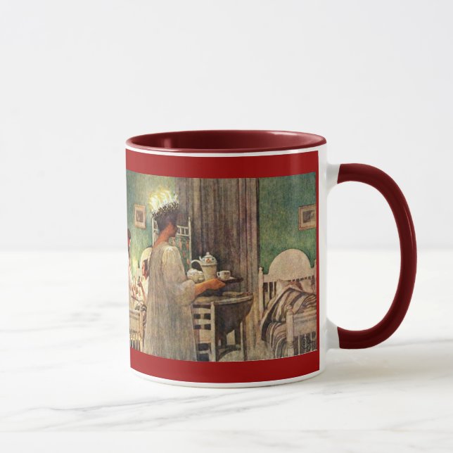 Swedish St.Lucia Holiday by Carl Larsson Mug (Right)