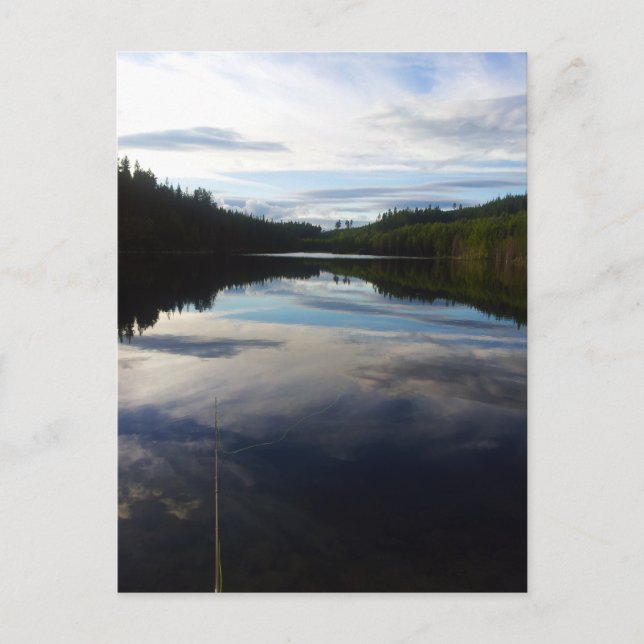 Swedish stunning lake postcard (Front)