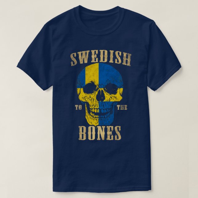 Swedish To The Bones T-Shirt (Design Front)