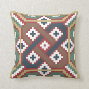 Swedish Traditional Röllakan Pattern Cushion