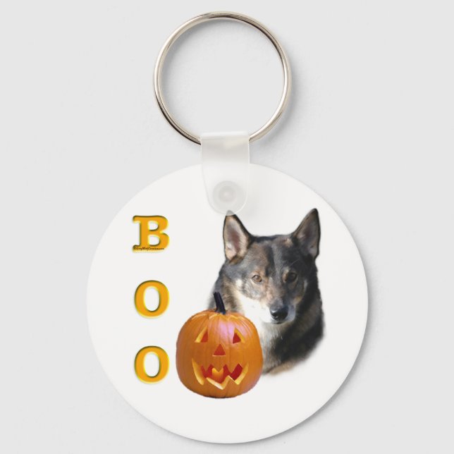 Swedish Vallhund Boo Key Ring (Front)