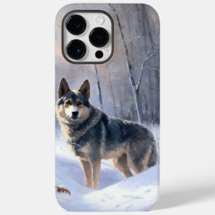 Swedish Vallhund Let It Snow Christmas  Case-Mate iPhone 14 Pro Max Case