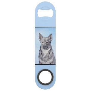 Swedish Vallhund Painting - Cute Original Dog Art