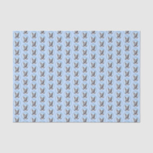 Swedish Vallhund Painting - Cute Original Dog Art Tissue Paper