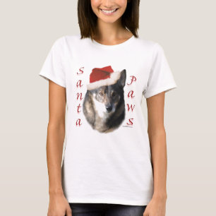 Swedish Vallhund Santa Paws T-Shirt