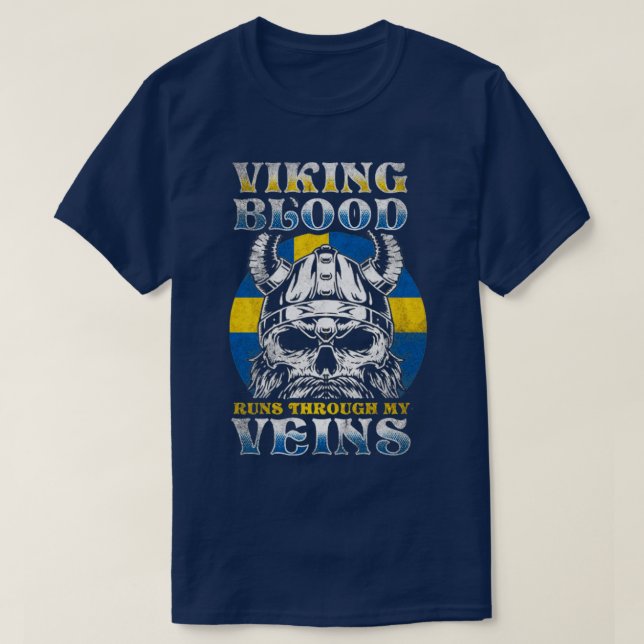 Swedish Viking10 T-Shirt (Design Front)