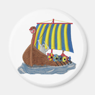 Swedish Viking Ship Magnet
