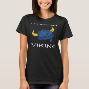 Swedish Viking Sweden Flag Sverige Country Nordic  T-Shirt