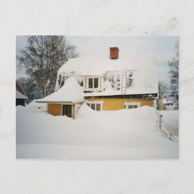 Swedish winter postcard (Front)