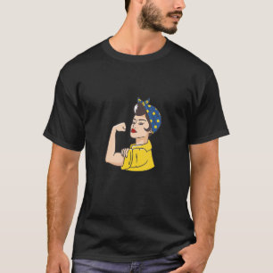 Swedish Woman Sweden Flag Proud Girl Sverige Count T-Shirt
